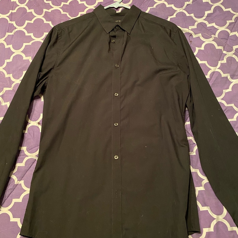 Black Men Dress Shirt